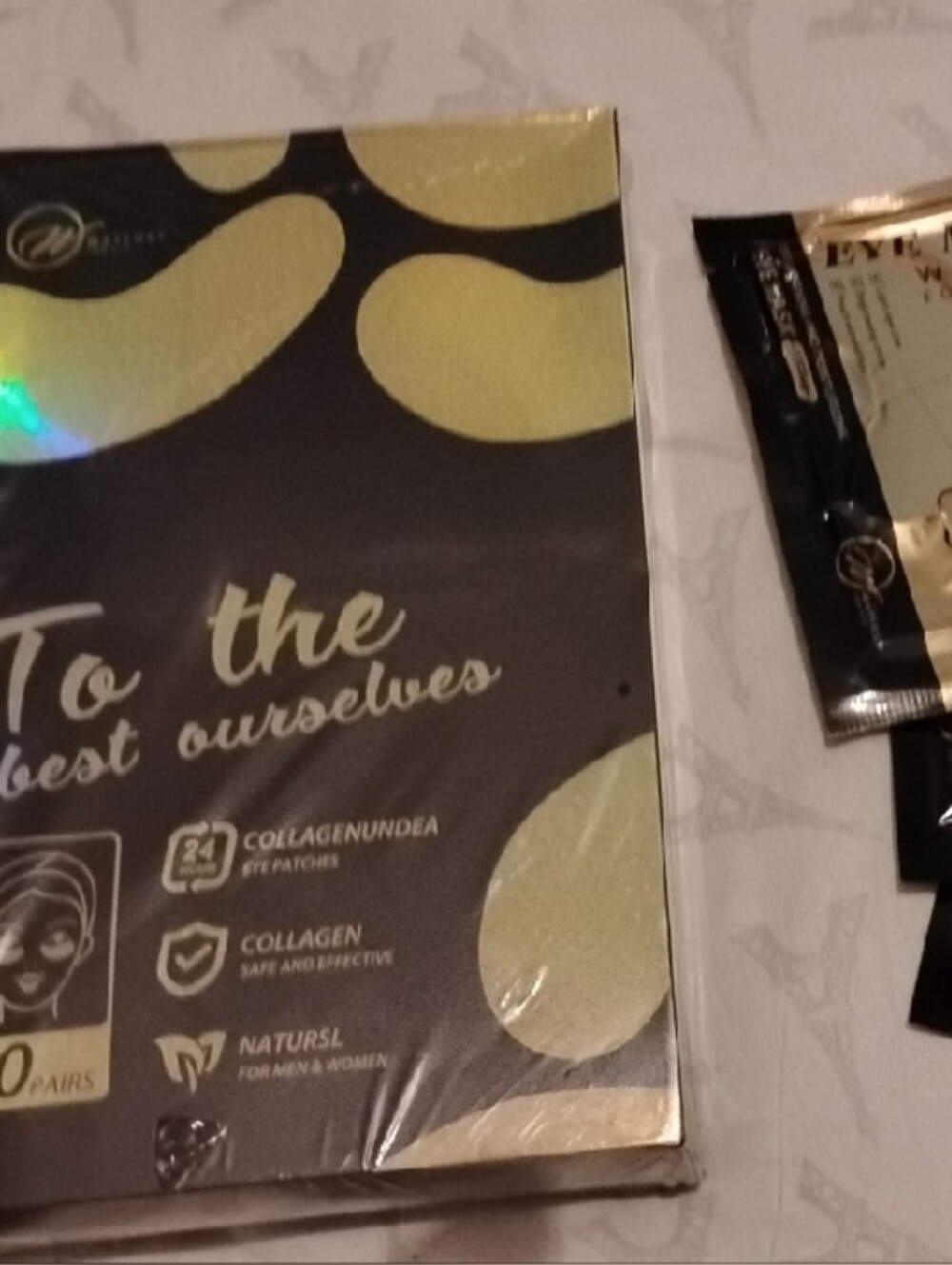 Under Eye Mask Patches by To The Best Ourselves Soothing Collagen 30 Pairs NIB